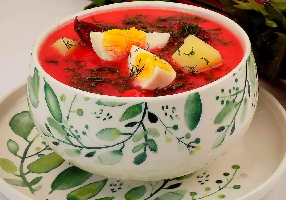Zupa botwinkowa z ziemniakami - przepis idealny krok po kroku
