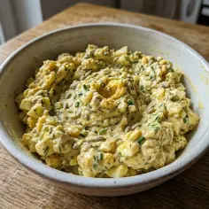 Pyszna pasta jajeczna z ziołami i słonecznikiem. Idealna na kanapki, gdy wiesz, jak zrobić pastę jajeczną.