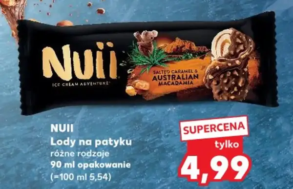 Lody Nuii - smaki, etykieta i najlepsze połączenia z ciastami